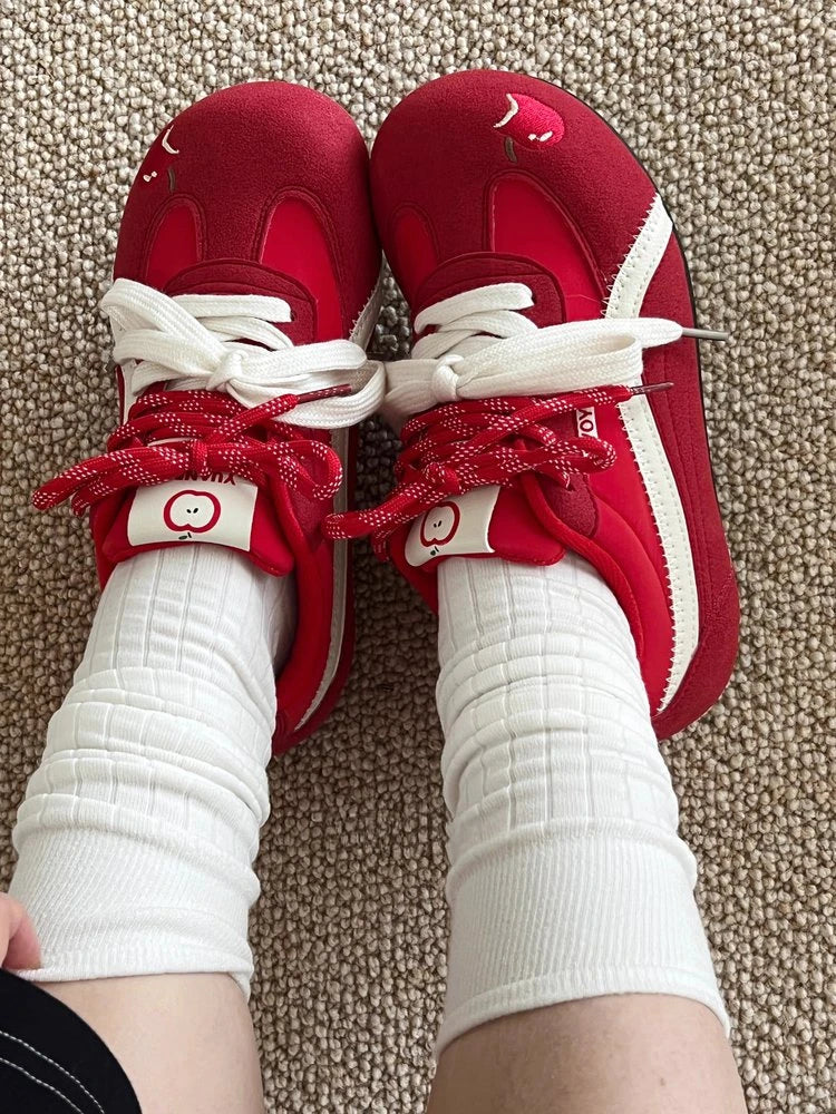 Zapatillas de Ballet Dopamina para Mujer, Primavera 2026 |   Zapatos Casuales Versátiles de Punta Redonda para Pies Anchos |   Zapatillas Retro Alemanas con Cordones Dobles