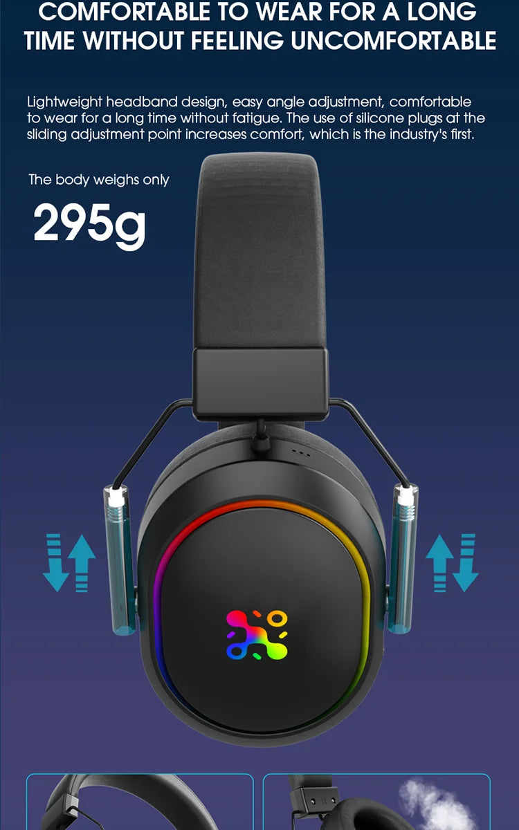 LDON Auriculares Gaming PS5 PS4 Bluetooth 2.4GHz