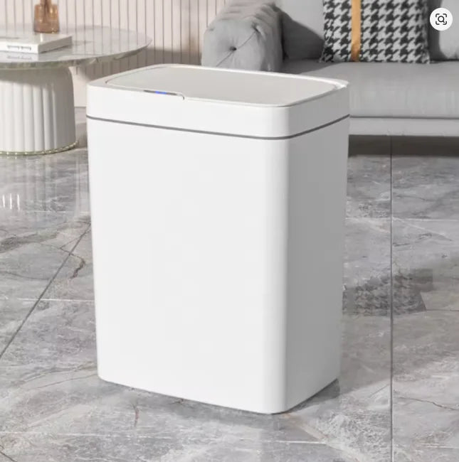 Cubo de basura inteligente con sensor táctil de 18L, eléctrico e impermeable para cocina y baño