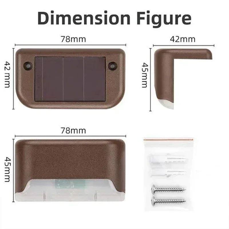 Luces Solares de Pared para Patio y Escaleras