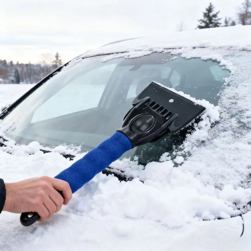 Rascador de hielo para coche, pala para nieve, parabrisas, descongelación automática, herramienta de limpieza para quitar la nieve en invierno, accesorios para coche, pala para quitar la nieve