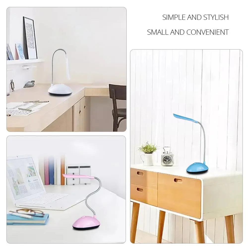 Lámpara LED de Lectura Portátil Flexible para Mesa