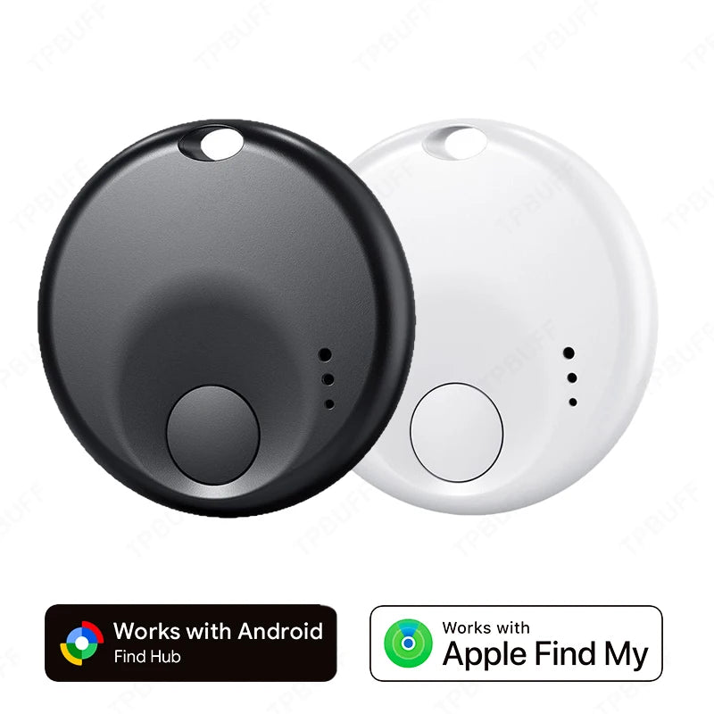 Localizador GPS de Doble Sistema Google y Apple, Rastreador de Ubicación Google Find My, Mini Dispositivo GPS para Motocicleta, Etiqueta Bluetooth Inalámbrica