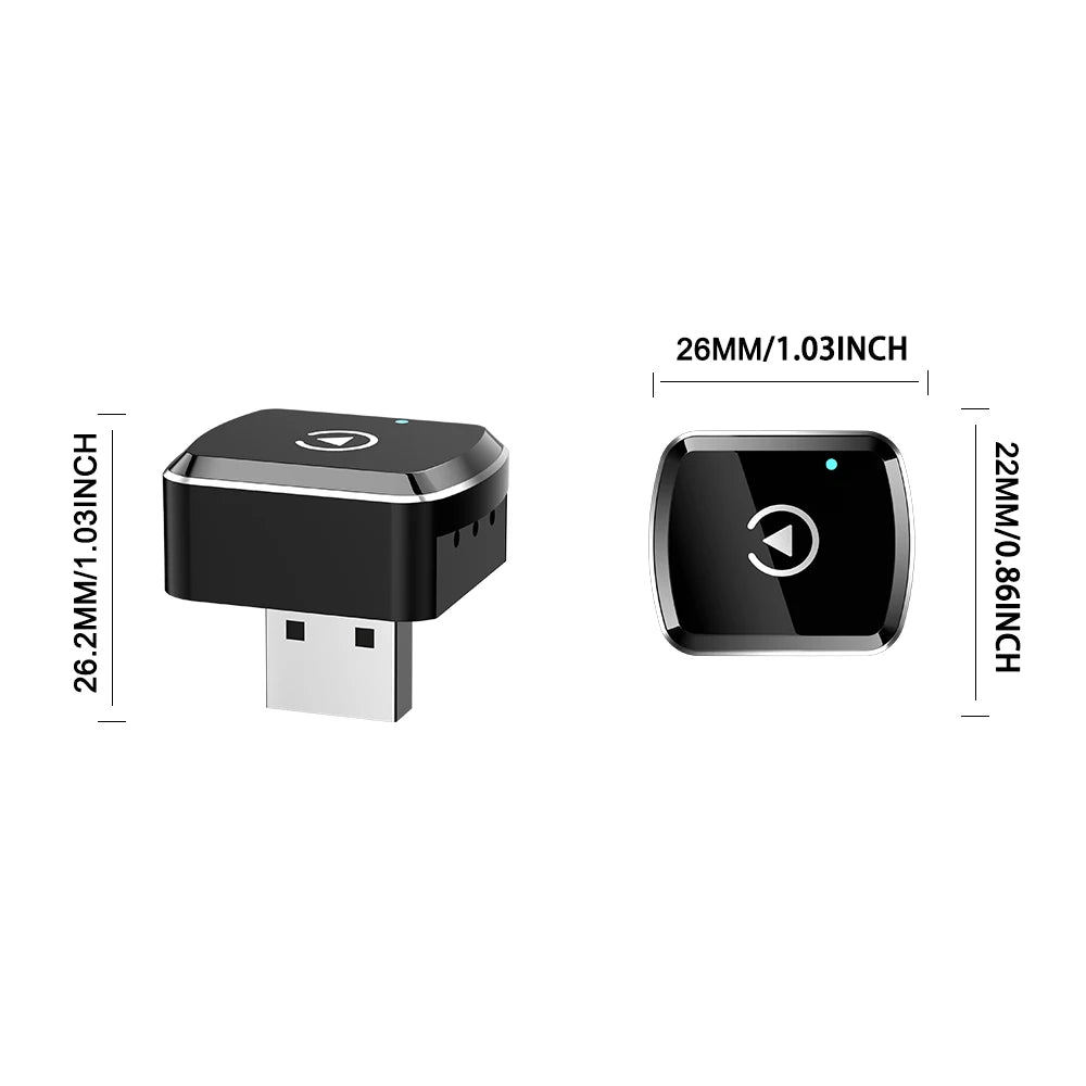 Adaptador Inalámbrico CarPlay y Android Auto 5G WiFi USB para Auto