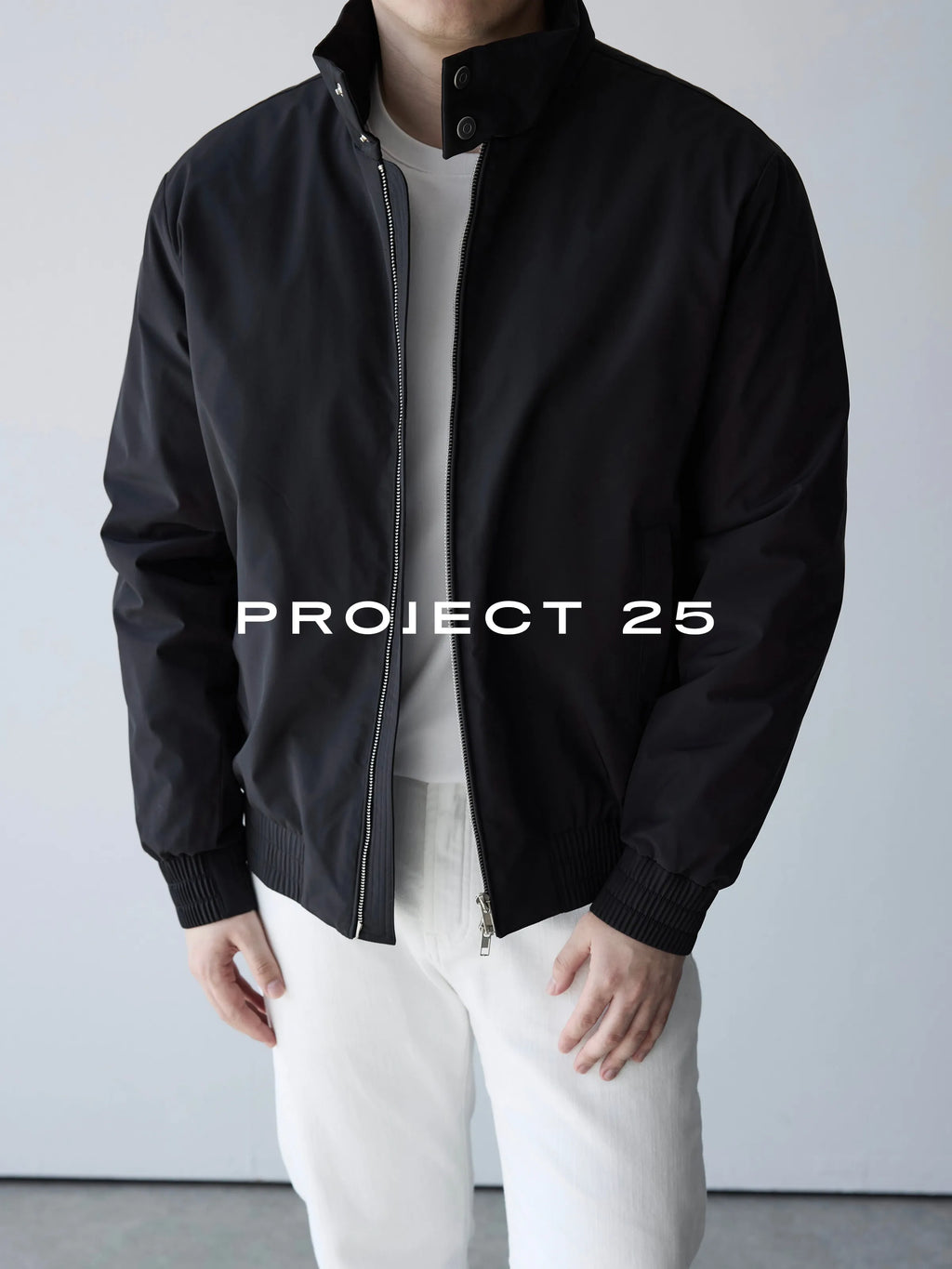 Chaqueta Acolchada con Cuello Alto para Hombre | Cortavientos Impermeable