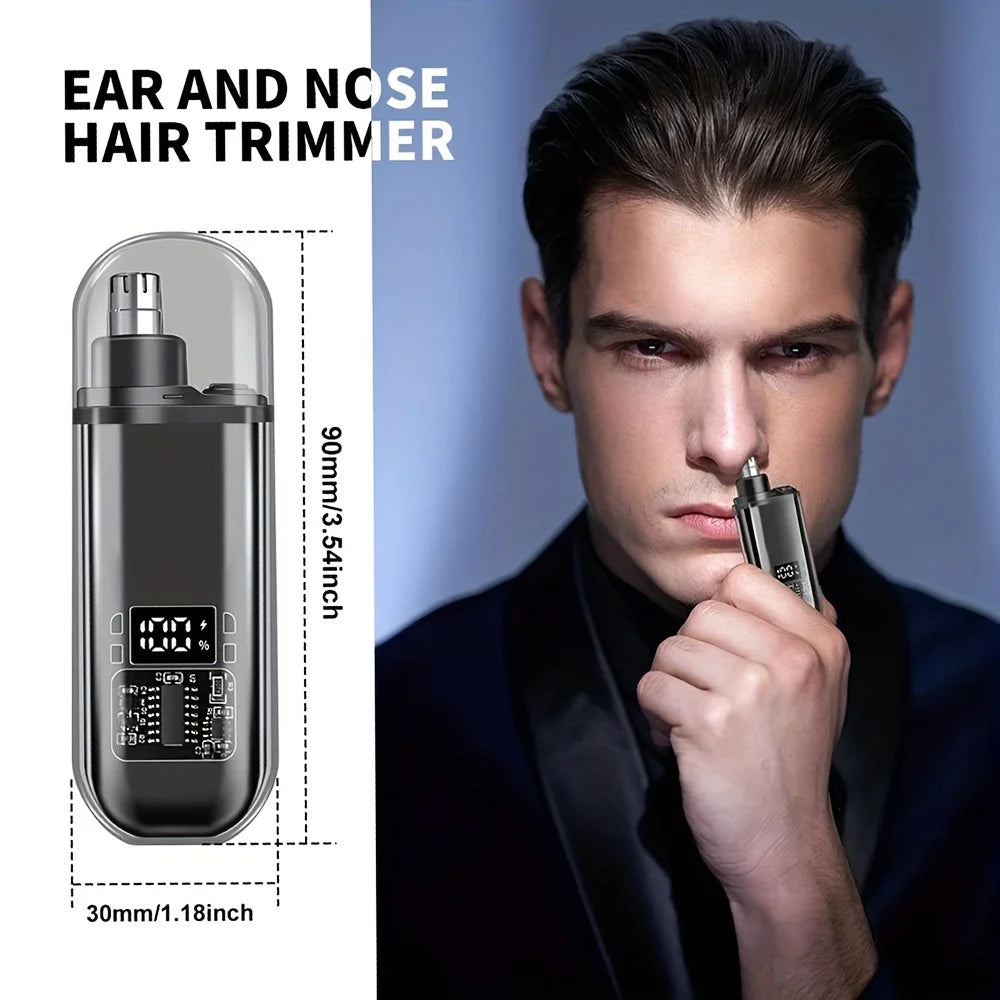Cortadora de Pelo de Nariz y Oreja USB Portátil
