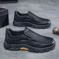 Nuevos zapatos informales para hombre de primavera y otoño, zapatos británicos para papá de mediana edad, zapatos de cuero de negocios a la moda