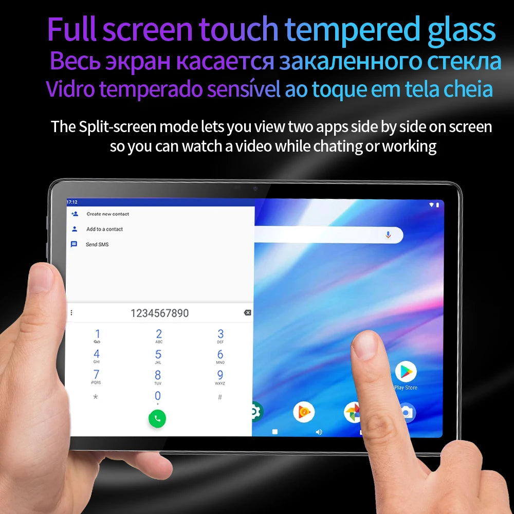 Nuevas Tabletas Android de Google de 10.1 Pulgadas, Octa Core, Doble SIM, Doble Cámara, Bluetooth, Wifi, Llamadas Telefónicas 3G, Tableta Portátil