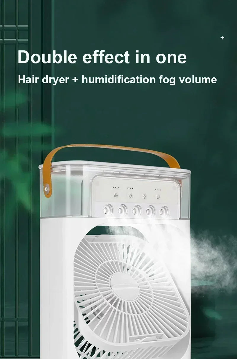 Ventilador Humidificador Portátil con 3 Velocidades