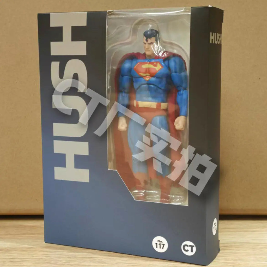 Figura de Acción Articulada CT MAFEX No.117 Superman (Hush) DC Comics Liga de la Justicia, Modelo Coleccionable para Adultos