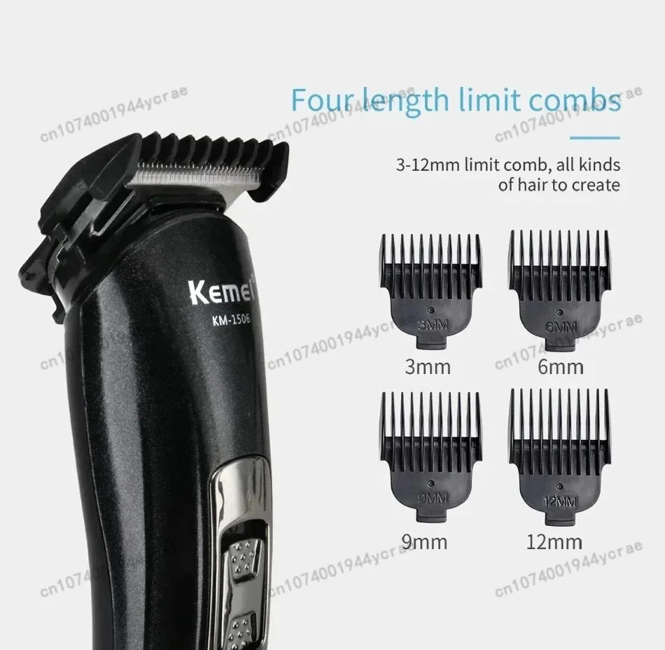 Cortadora de Pelo Inalámbrica Recargable para Hombre, Modelos KM-5083, KM-1506, KM-TX10