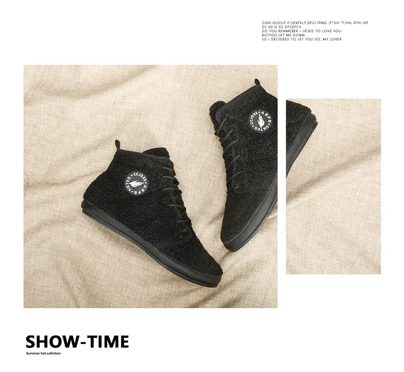 YRZL zapatos de algodón para hombre, zapatillas ligeras de invierno de alta calidad, mocasines de algodón para interiores de felpa, zapatos cálidos de invierno para hombre