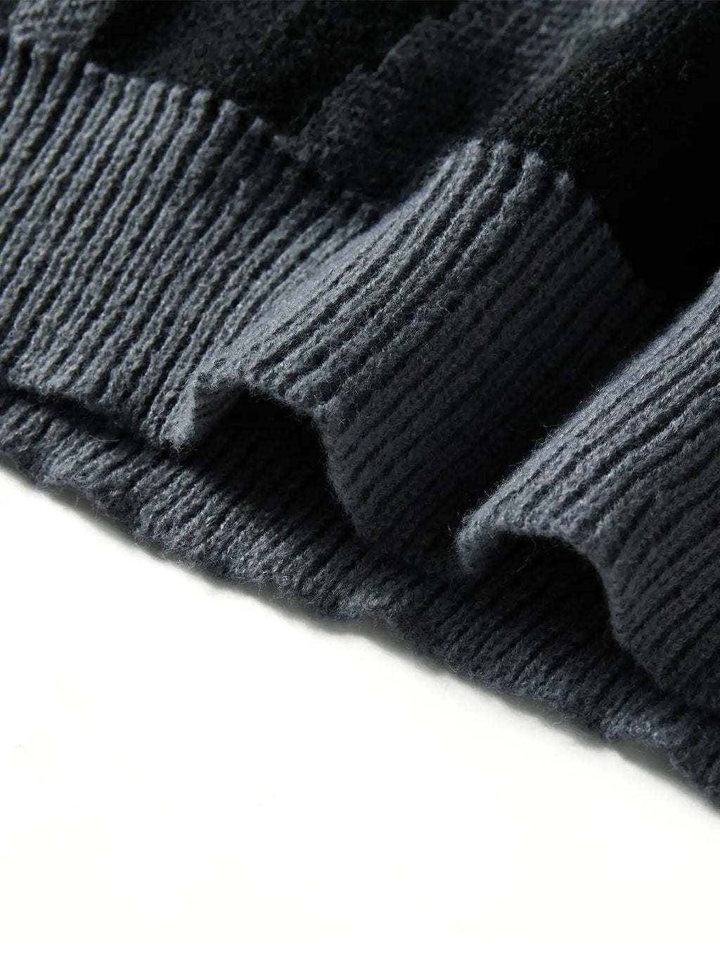 Nueva moda Otoño e Invierno suéter con patrón de Jacquard Irregular suéter informal de punto con bloques de Color para hombre