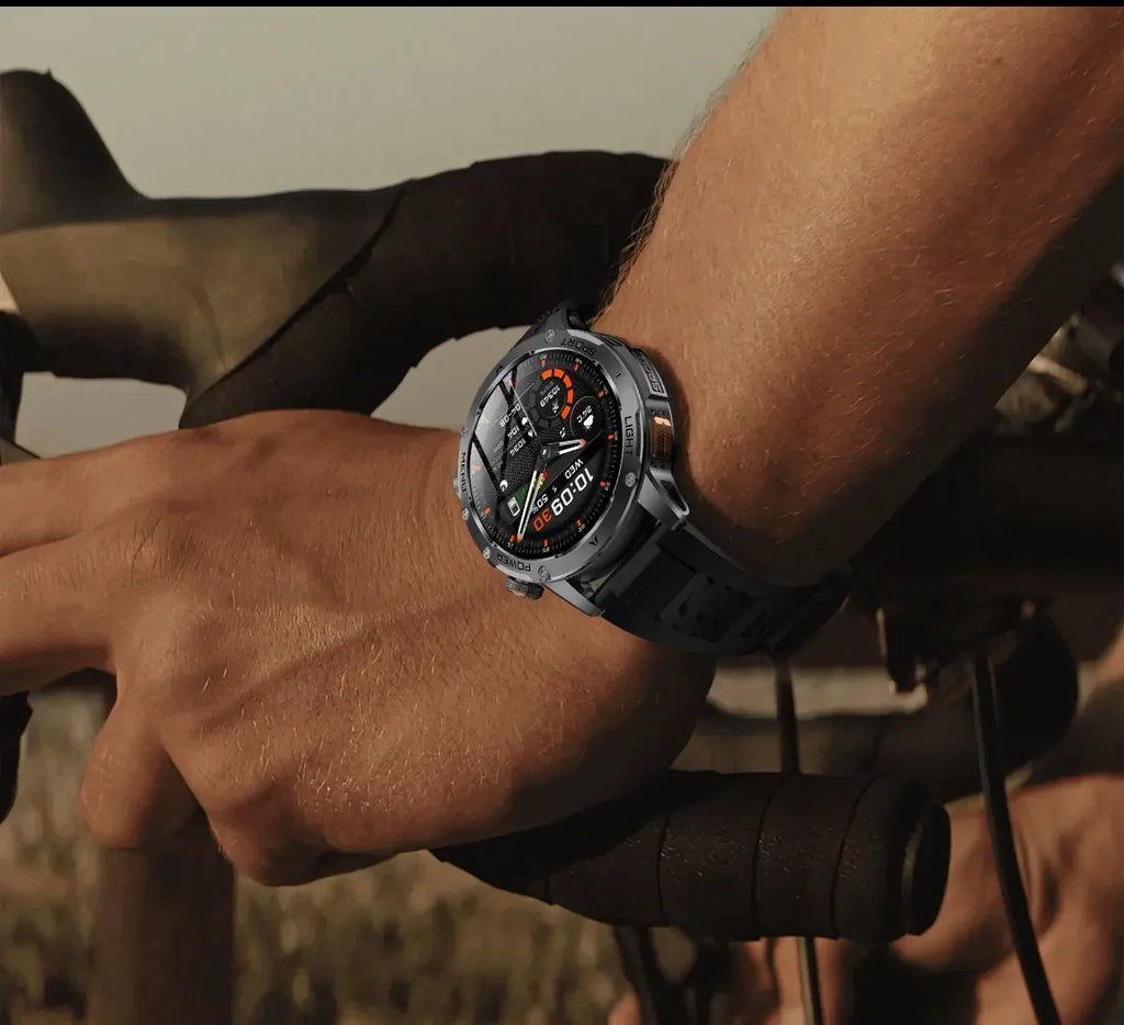 Reloj Inteligente Deportivo AMOLED con Batería 1000mAh, Brújula y GPS