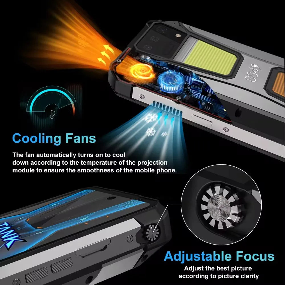 Smartphone Resistente 8849 Tank 2 PRO con Proyector DLP y Cámara 100MP