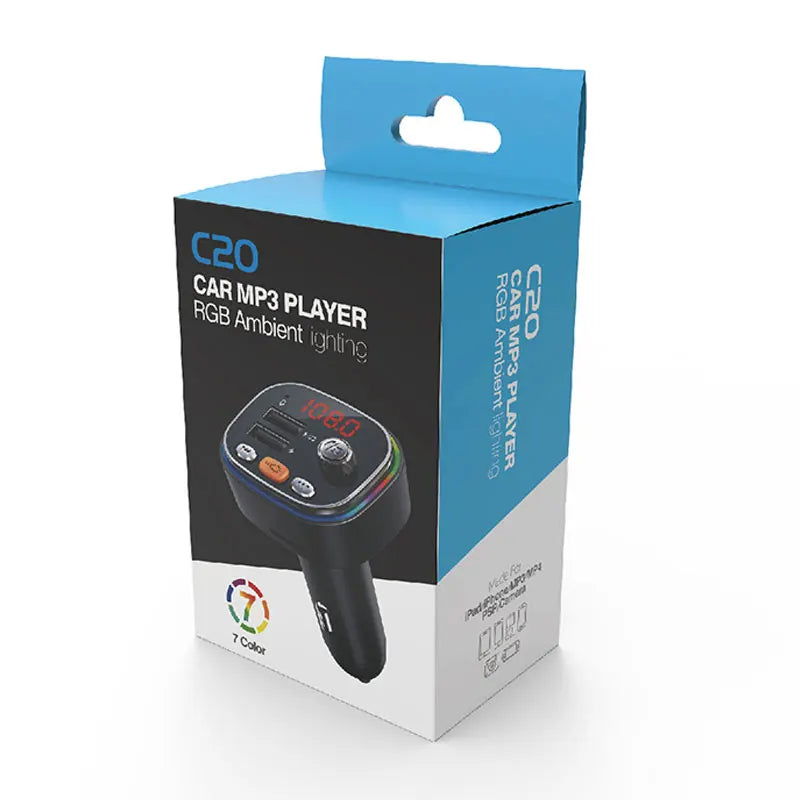 Modulador FM USB 3.1A para Auto con Bluetooth 5.0 y Manos Libres