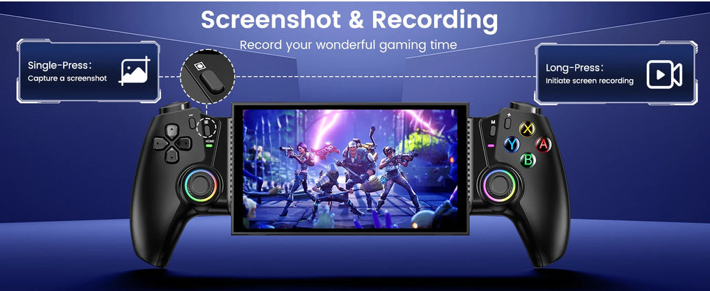 BEBONCOOL Bluetooth Gamepad controlador de juegos de efecto Hall para Nintendo Switch 2/Switch/Switch OLED/teléfono Android/iPhone