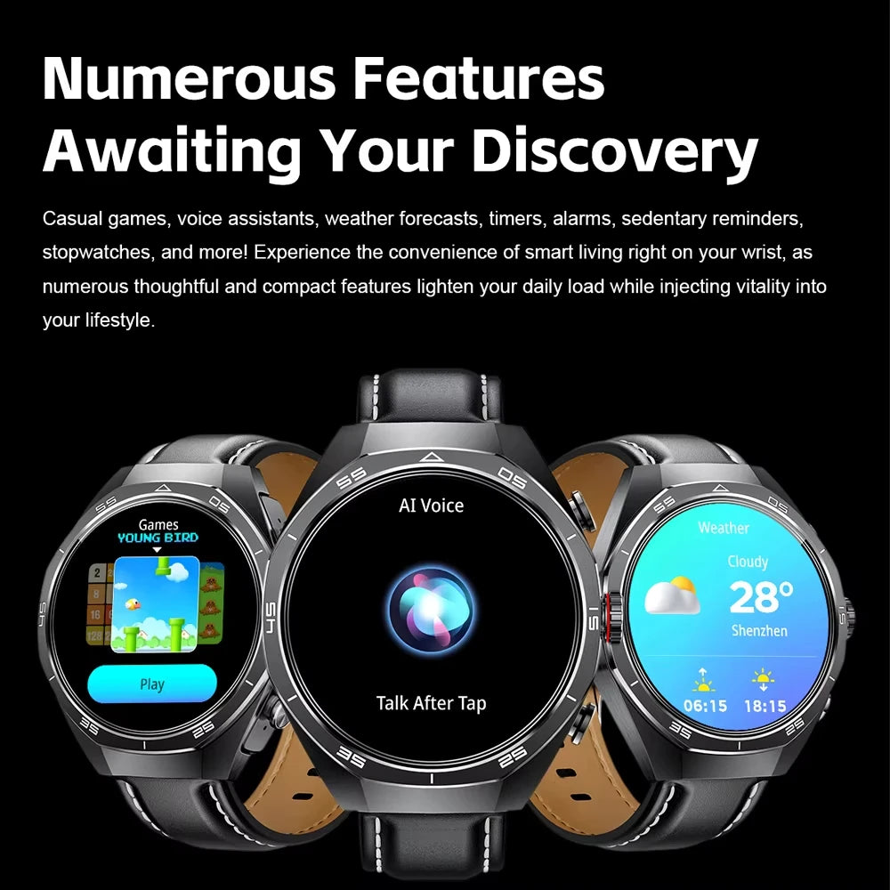 Reloj inteligente LIGE 2 en 1 con auriculares Bluetooth y NFC