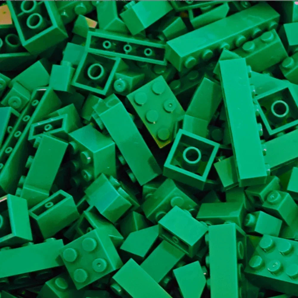 120/240 Uds. Juego de bloques de construcción a granel ciudad ladrillos clásicos montaje colorido DIY juguete creativo juguete educativo interactivo para niños