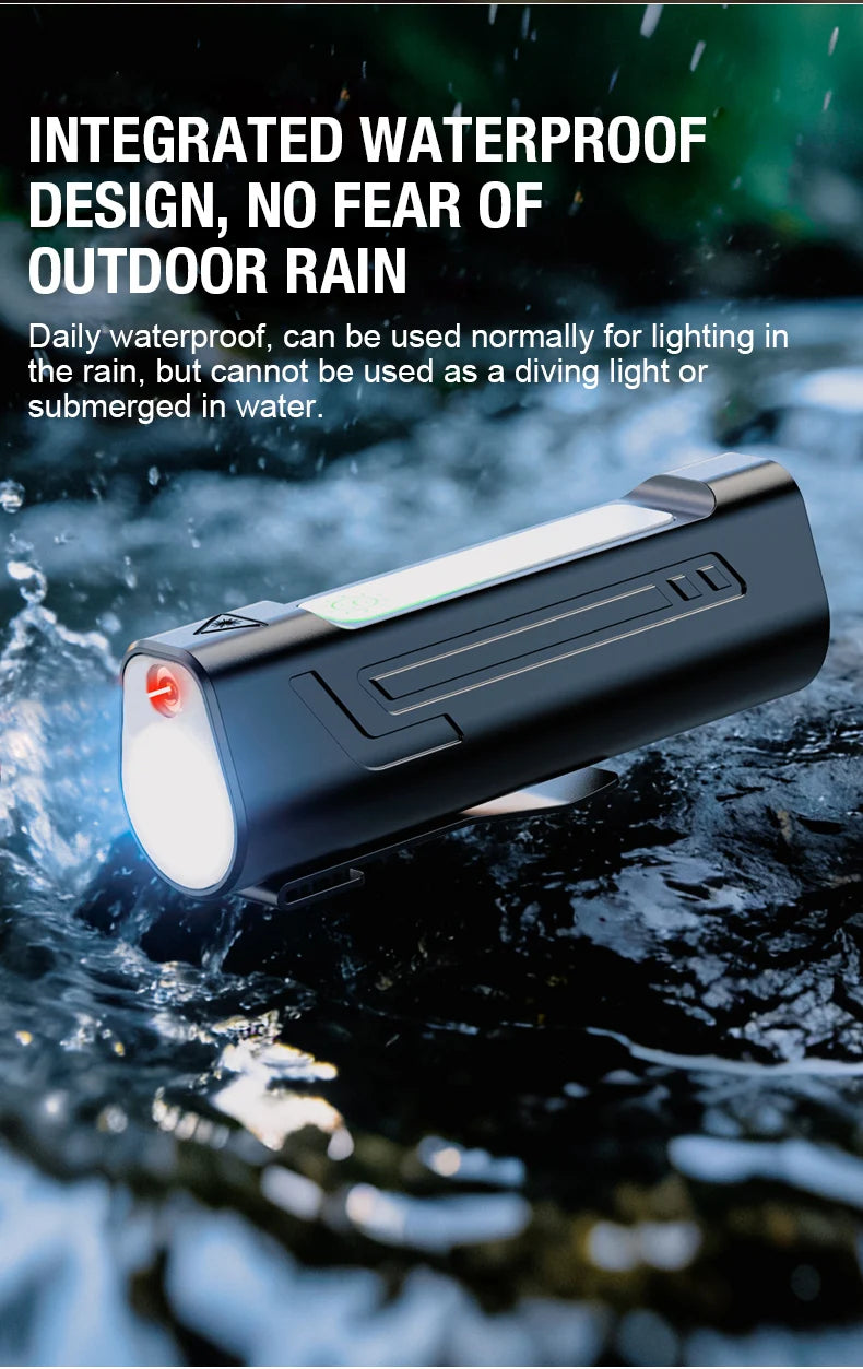 Linterna de Bolsillo LED Magnética Mini Llavero Alta Potencia