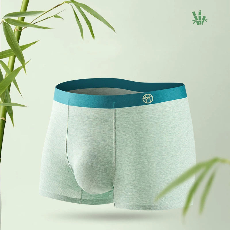 Ropa interior de fibra de bambú para hombre, Boxers cómodos y transpirables, calzoncillos de fibras regeneraradas L XL XXL 3XL 4XL, 3 uds.