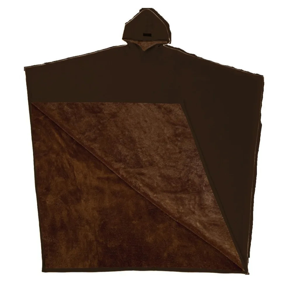 Otoño Invierno mujeres capa larga capas Color sólido con capucha Casual mujeres y hombres elegante cómodo cálido Regular capas de ajuste estándar