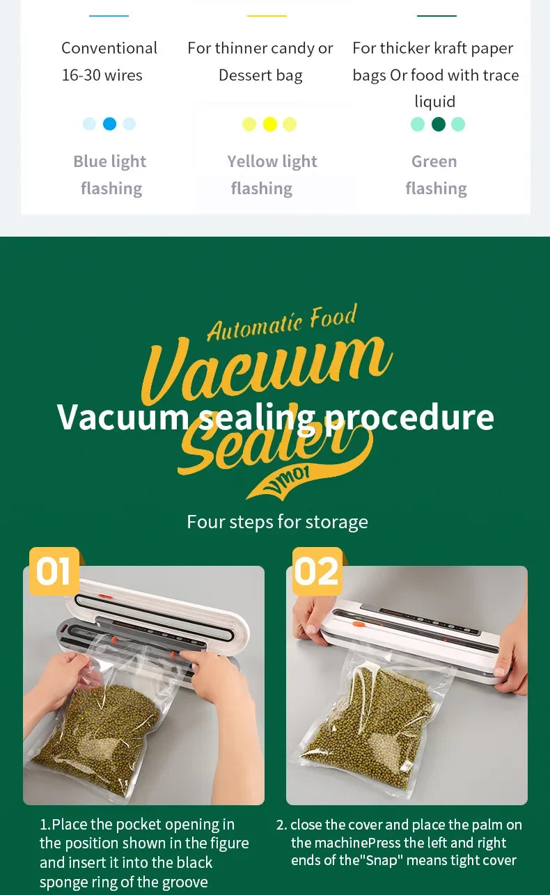 Máquina de Envasado al Vacío para Alimentos