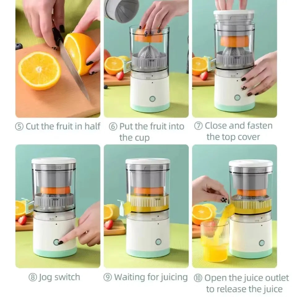 Exprimidor USB Portátil Automático para Jugos de Frutas