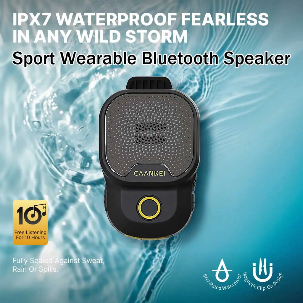 Altavoz Bluetooth portátil IPX7 altavoces portátiles impermeables deporte al aire libre micrófono con Clip altavoz llamadas/música Mini caja de sonido