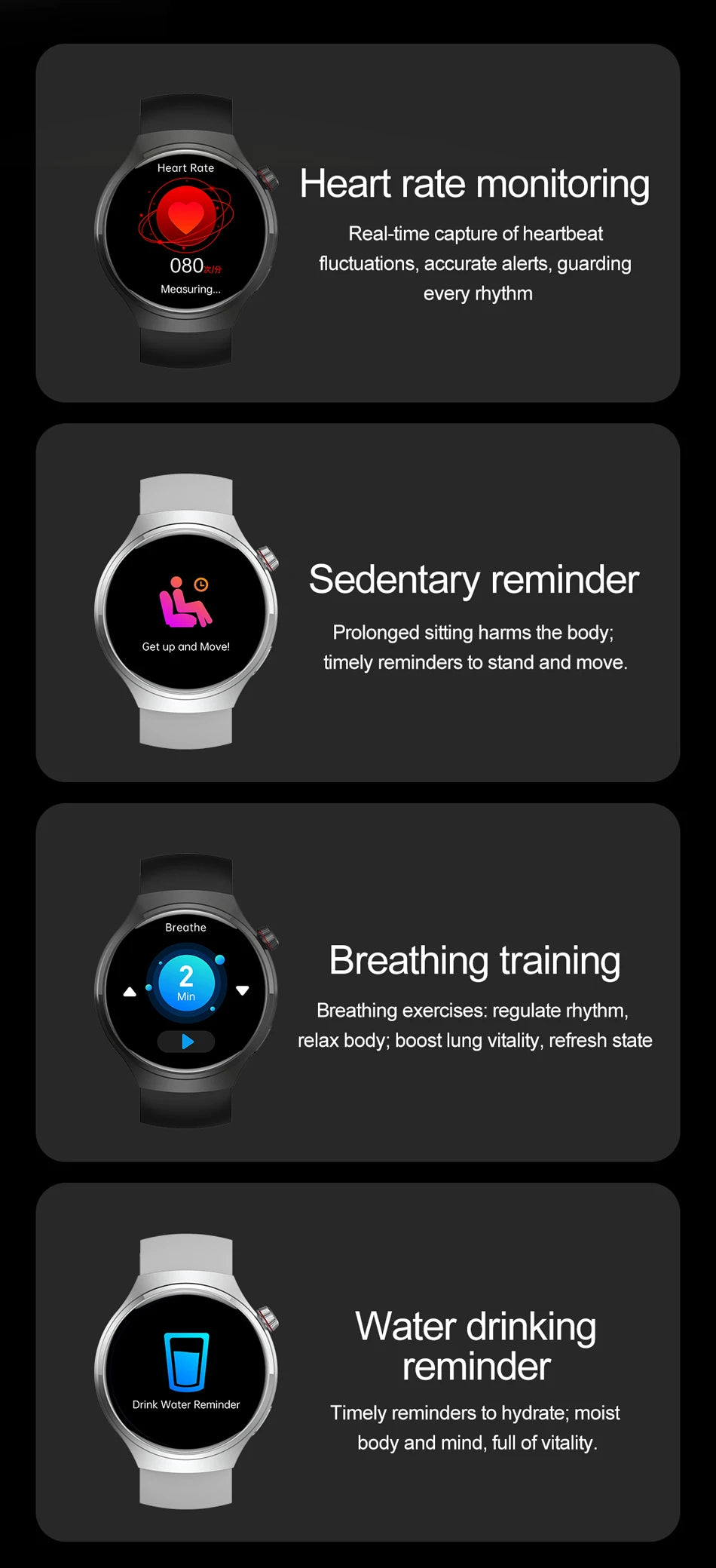 Watch 4 Pro Reloj Inteligente GPS IP68