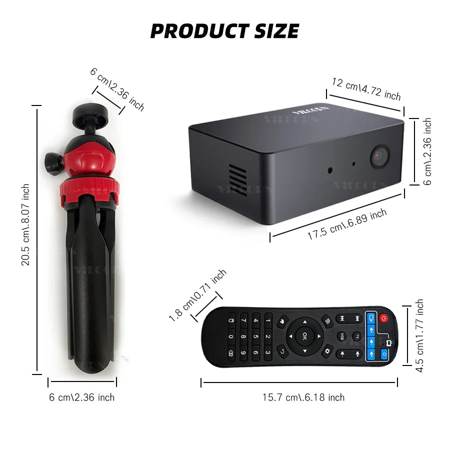 VILCORN AI Juego con detección de movimiento TV Box Procesador octa-core WiFi Sistema de juego activo para niños y familia Consola de juegos somatosensorial