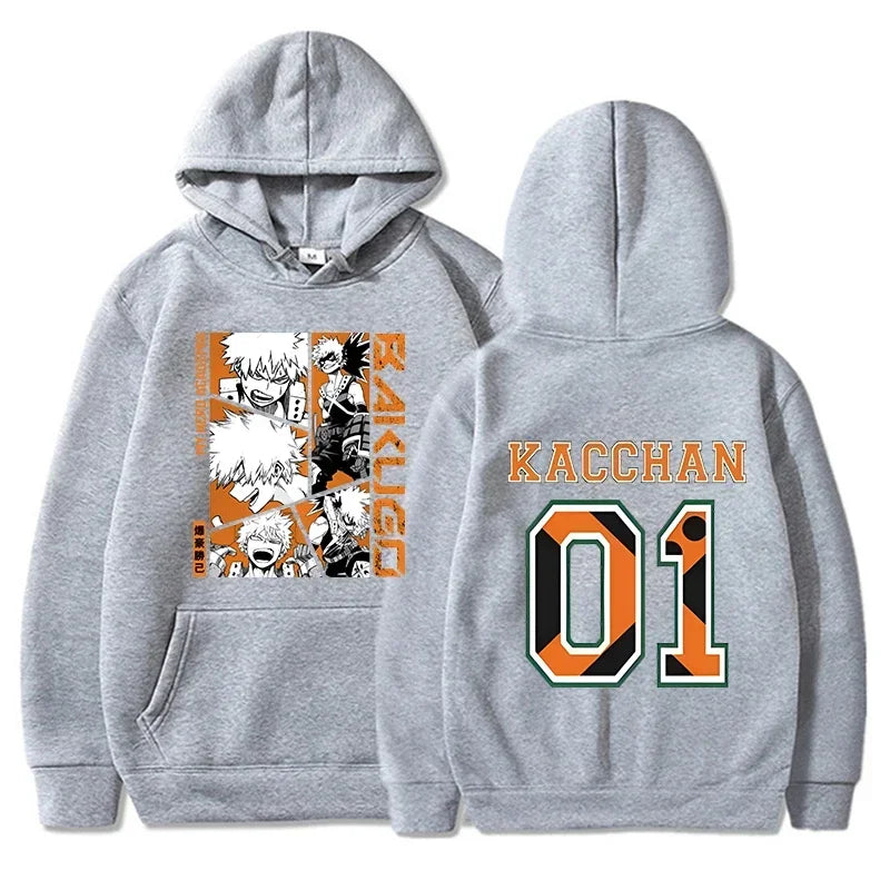 Buzo con Capucha Anime Bakugou Katsuki - Estampado Unisex