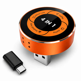 Adaptador Inalámbrico 4 en 1 CarPlay, Android Auto, AirPlay y MirrorLink