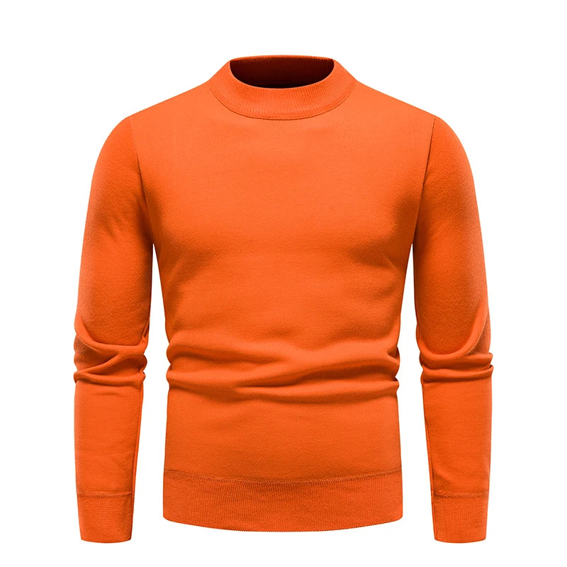 Jersey para hombre, suéter suave, camisas de terciopelo de invierno, ropa de marca, blusa fría cálida de lana tejida, camisas inferiores ajustadas