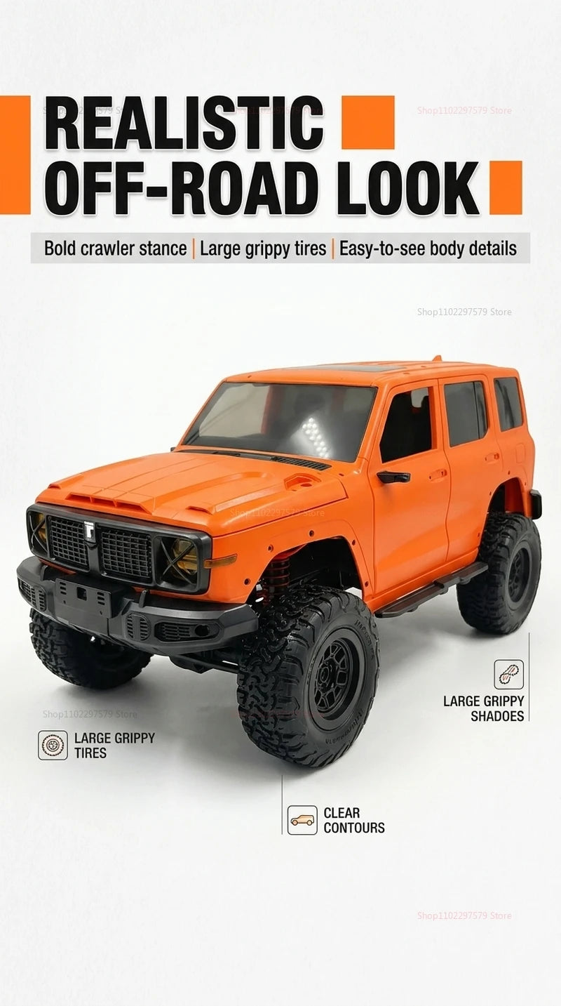 Crawler RC a escala 1/12 MN-300: camión todoterreno 4x4 con control remoto de 2,4 GHz. Modelo MN300 para niños y adultos, ideal como regalo para aficionados