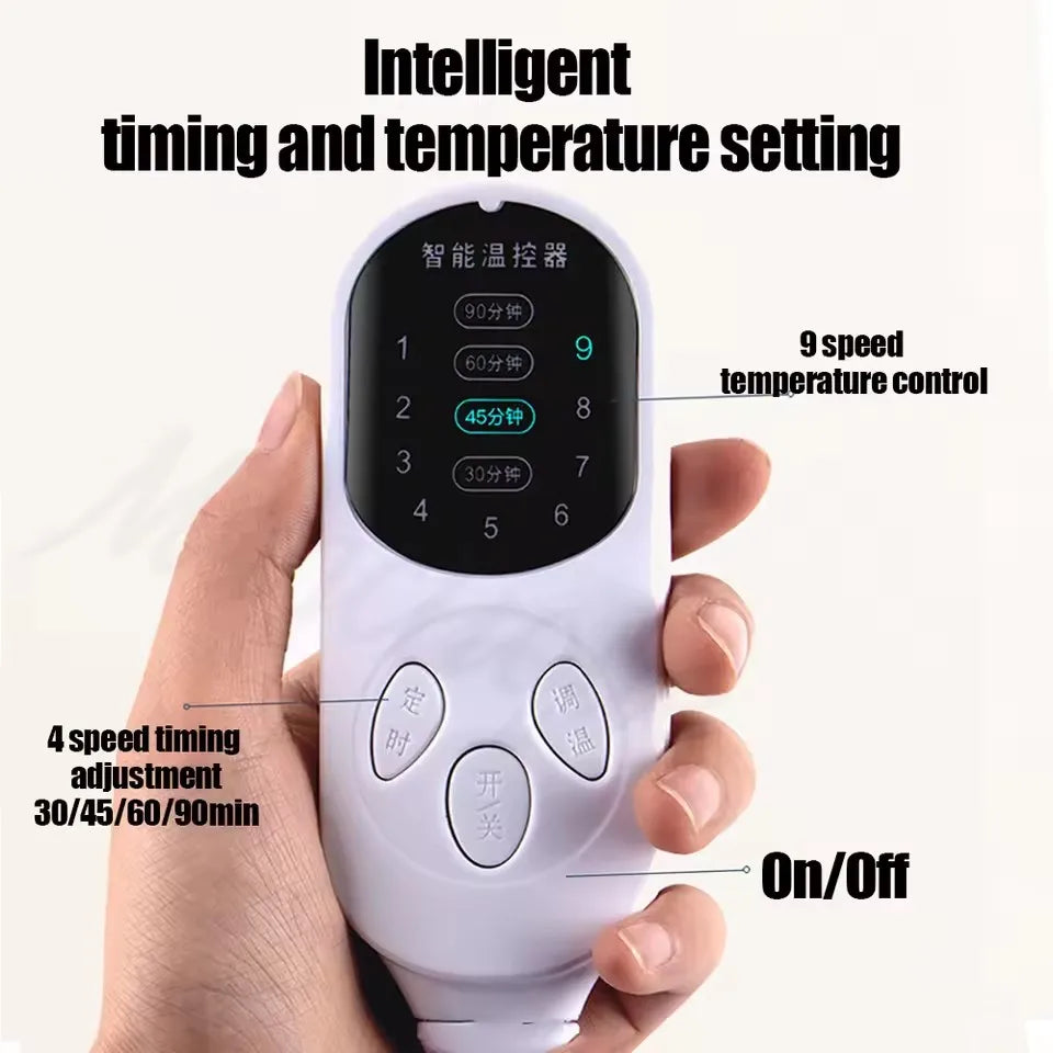Botas Eléctricas de Moxibustión para Pies con Compresa Caliente de Ajenjo, Mantienen las Piernas Calientes, Masajeador de Pies para Relajar las Articulaciones y los Músculos, Ayuda a Dormir