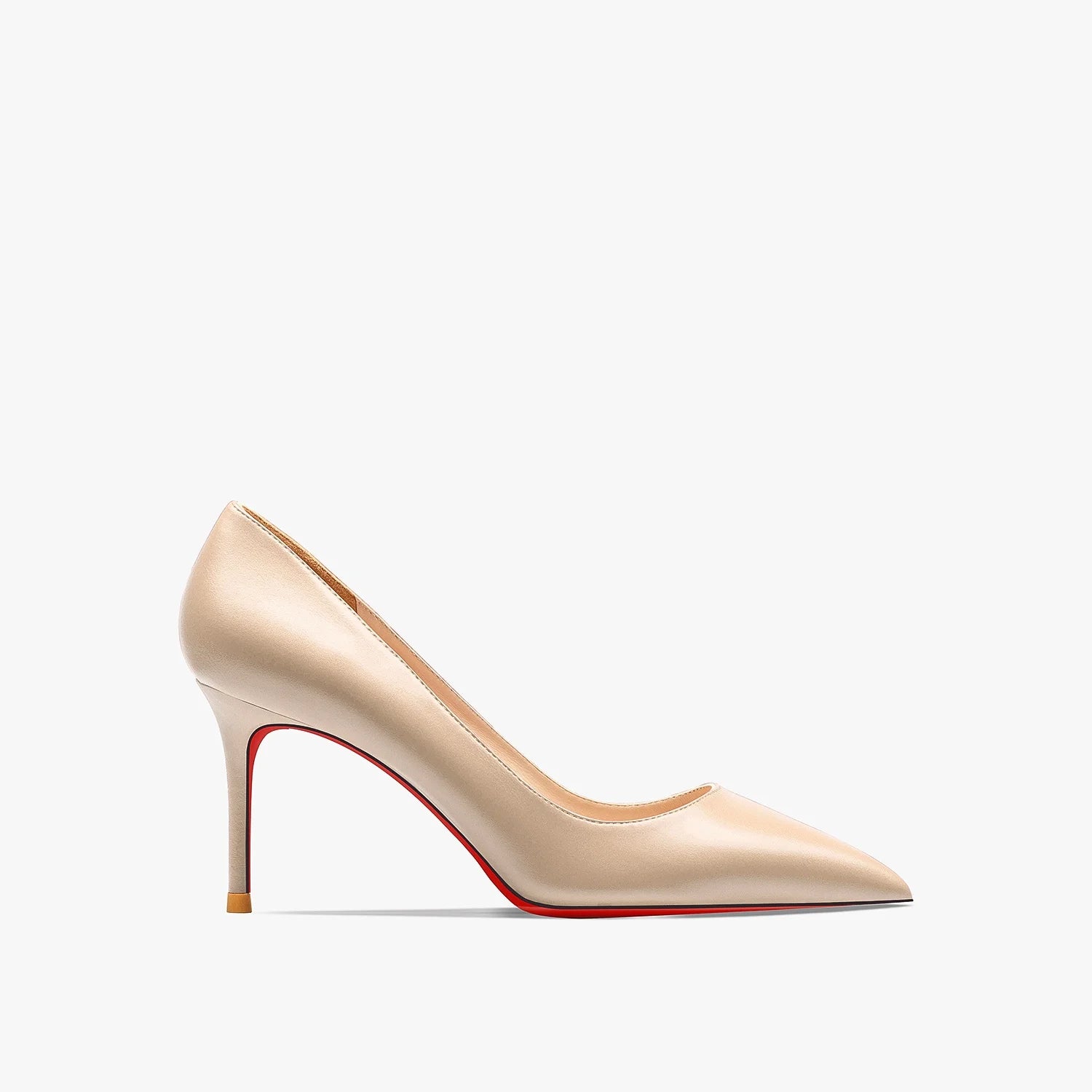 Zapatos de Tacón Alto de Punta Fina para Mujer – Cuero Mate