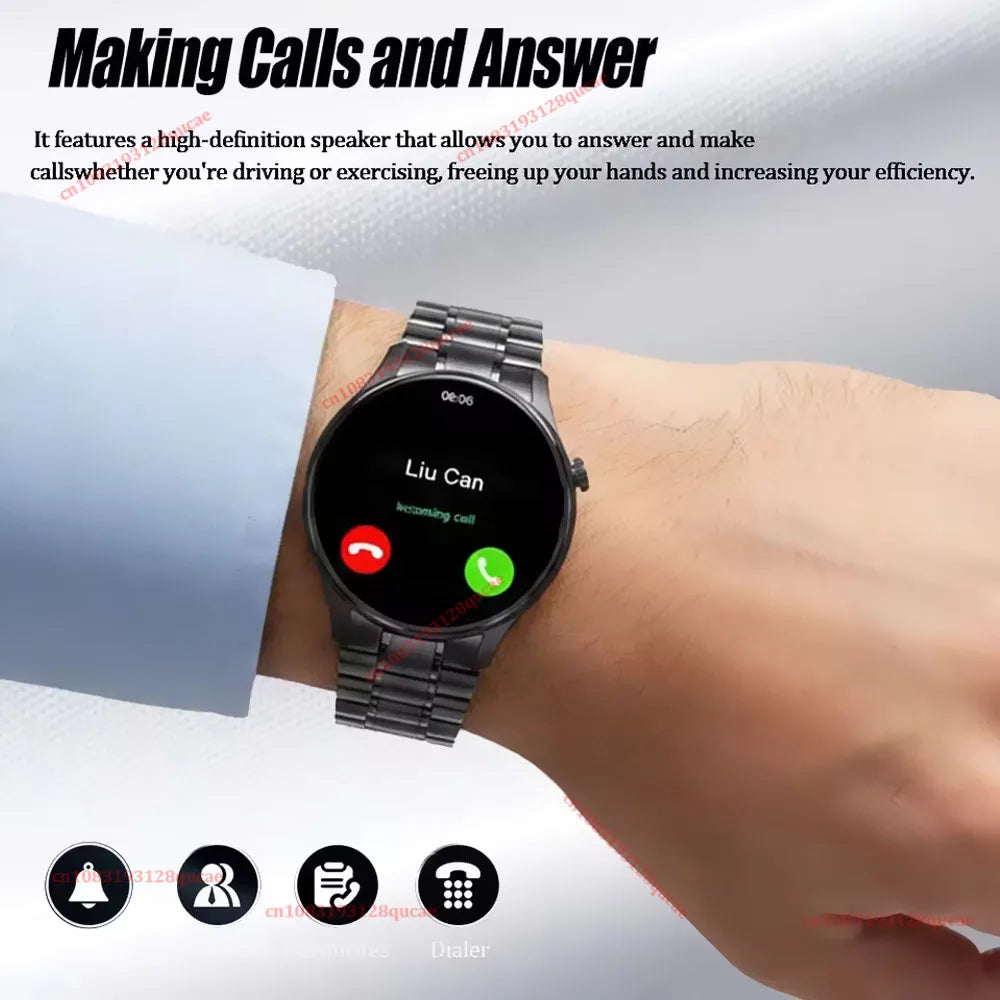 Reloj Inteligente para Hombre, Nuevo, con Pantalla HD, Seguimiento de Salud, Llamadas Bluetooth, Asistente de Voz, Deportivo, Cámara BT, Hw12