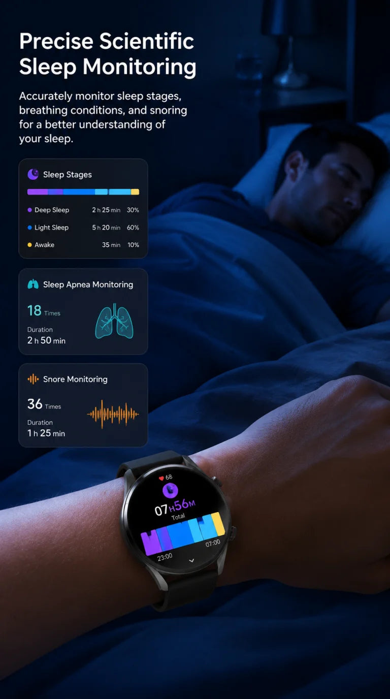 GEJIAN Reloj Inteligente ECG HRV IP67