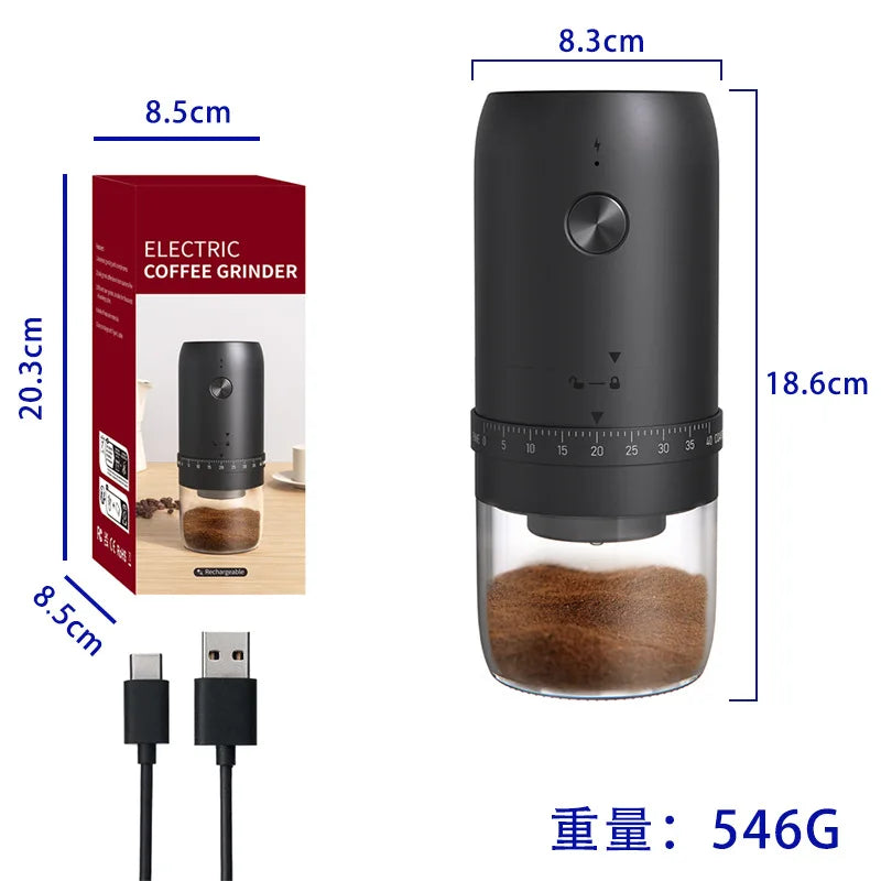 Molinillo de Café USB Portátil 40 Engranajes