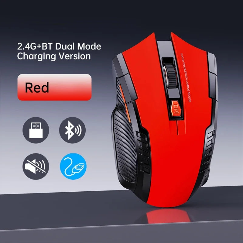 Ratón Inalámbrico Lenovo Modo Dual Bluetooth 2.4GHz Recargable