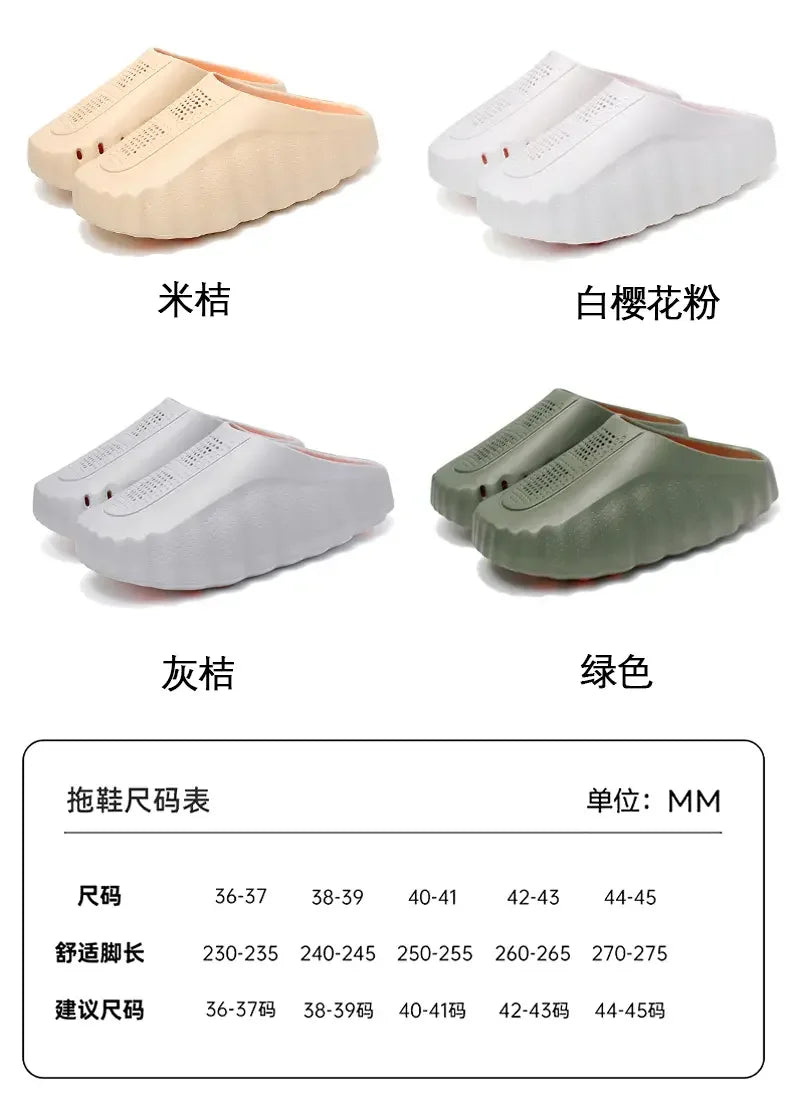 Zuecos unisex con suela de acupresión, antideslizantes para playa y uso diario