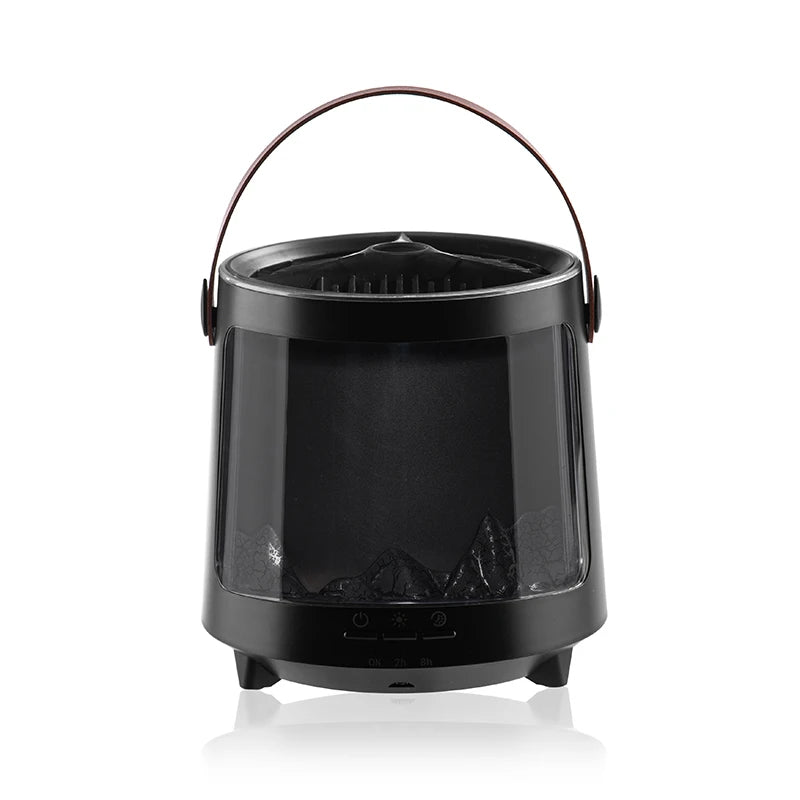 Difusor de aromas y humidificador con efecto aurora, control remoto, 300 ml