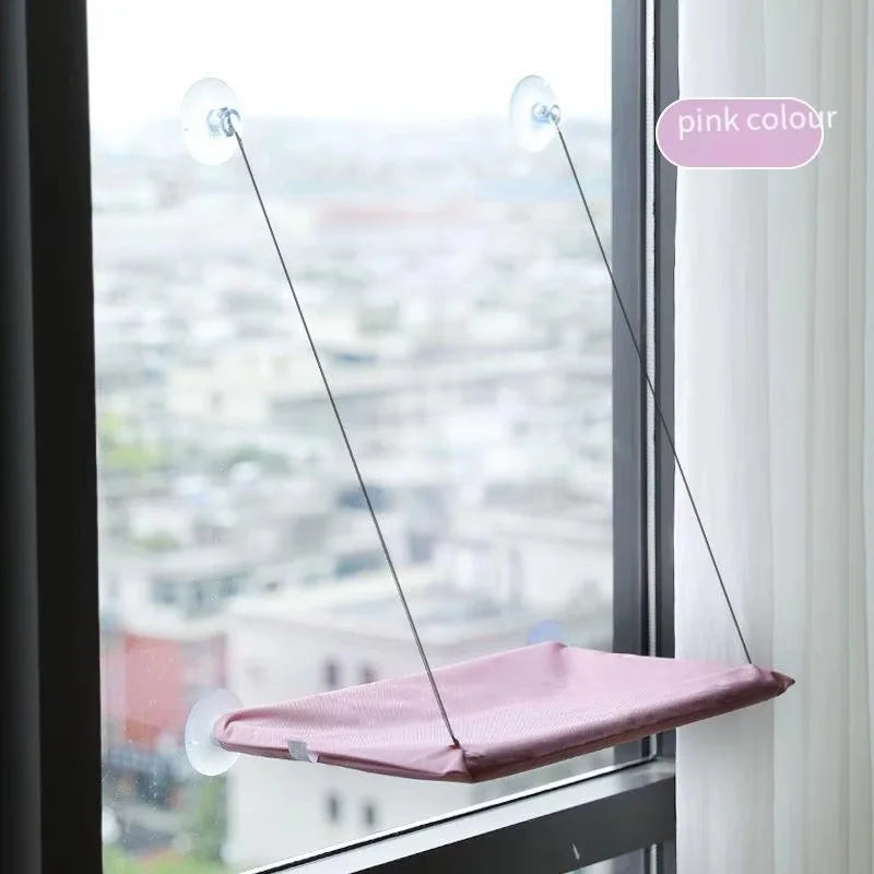 Hamaca Colgante para Gatos con Ventosa — Cama de Ventana