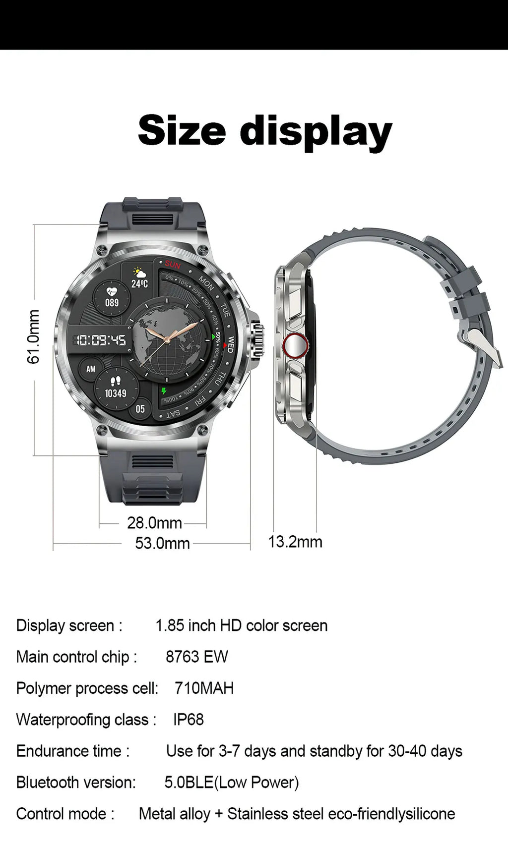 Reloj Inteligente Amazfit GPS AMOLED Deportivo