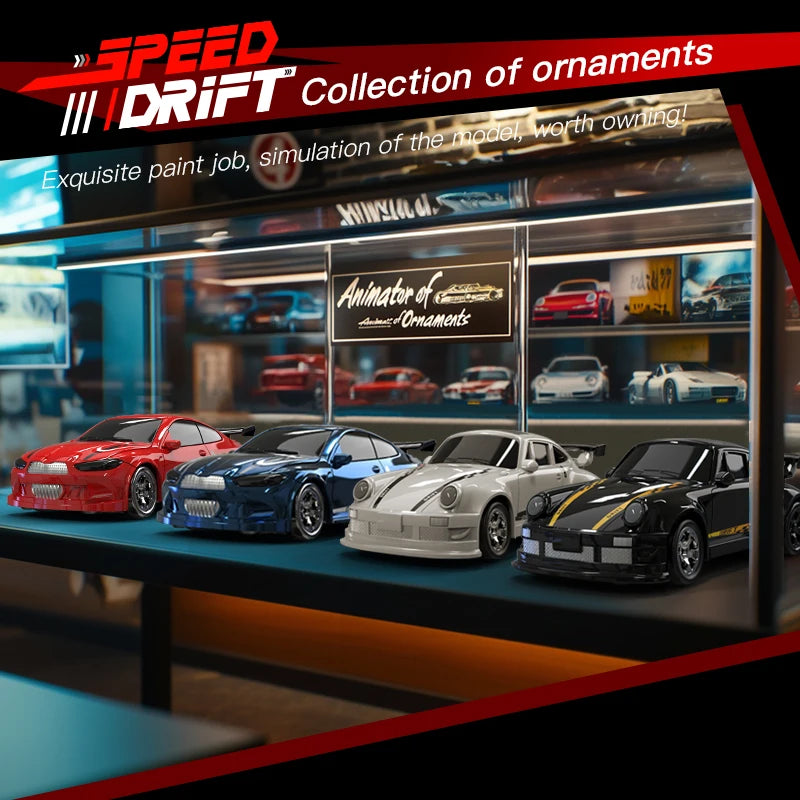 Auto de Drift RC 1:64 y 1:43 Control Remoto para Niños