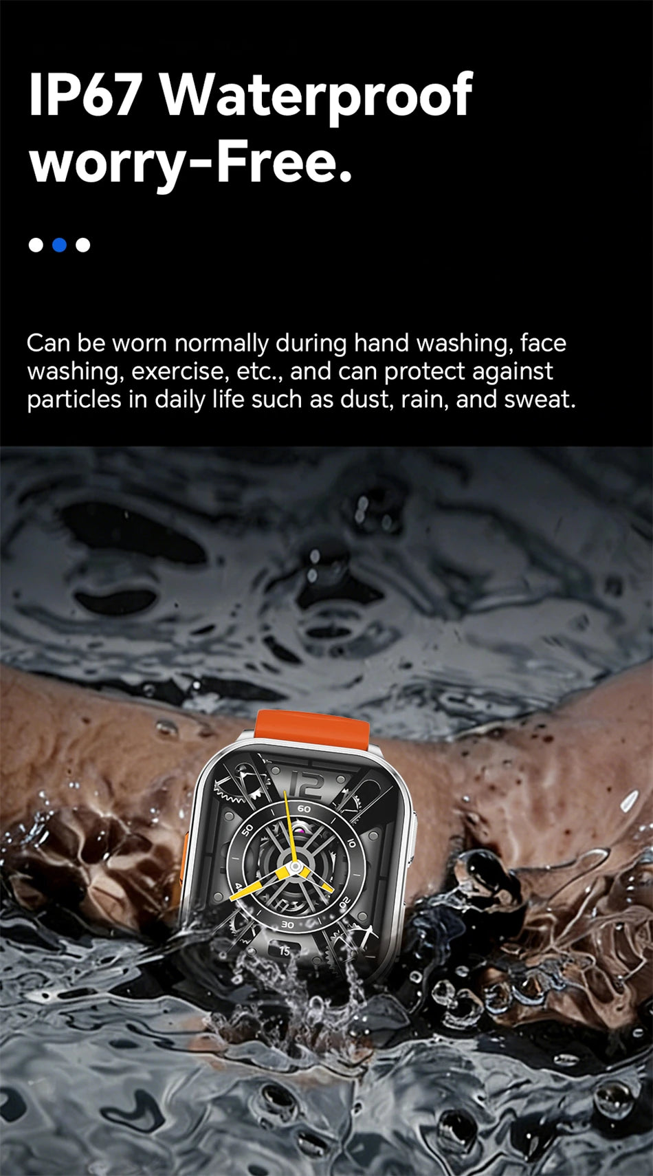Reloj Inteligente Cámara Monitor de Salud Fitness