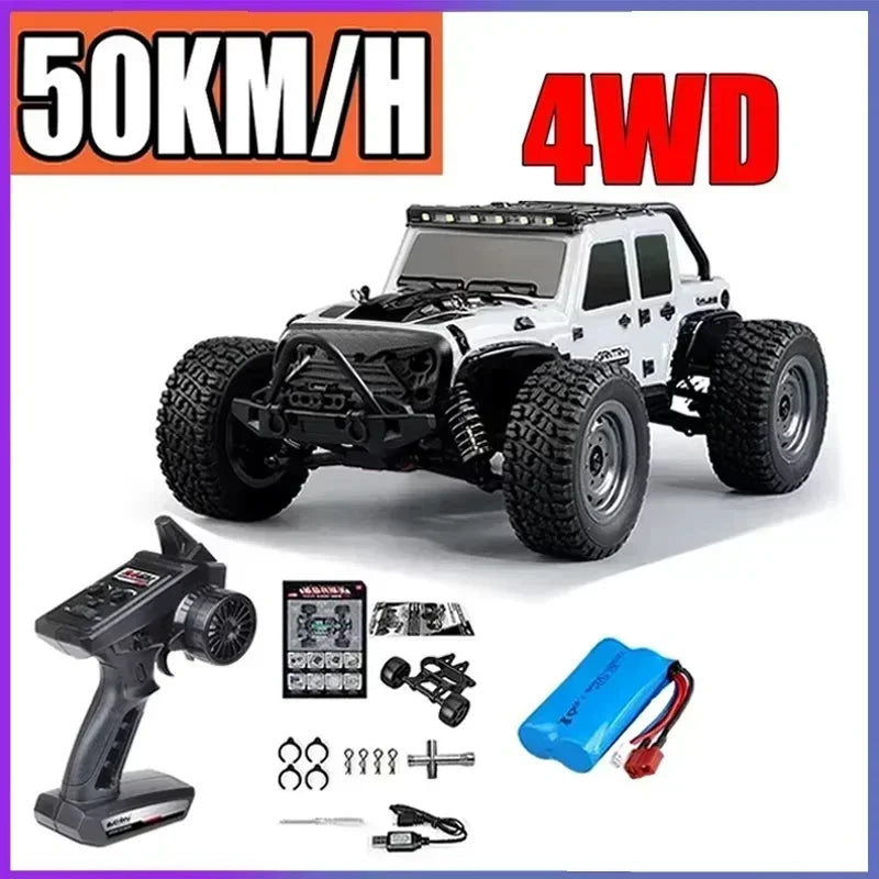 JJRC -Q130 sin escobillas de alta velocidad 70 KM/H4X4 todoterreno 2,4G 4WD Control remoto RC coche 4WD Racing Monster Racing Boy juguete para regalo 1:16