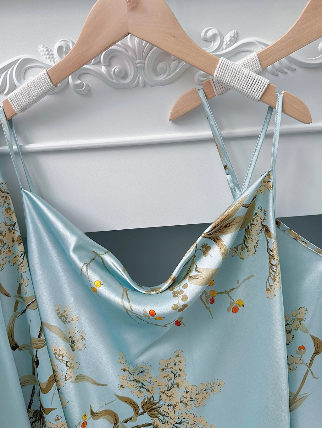 Conjunto de Pijama 5 Piezas con Estampado Floral para Mujer