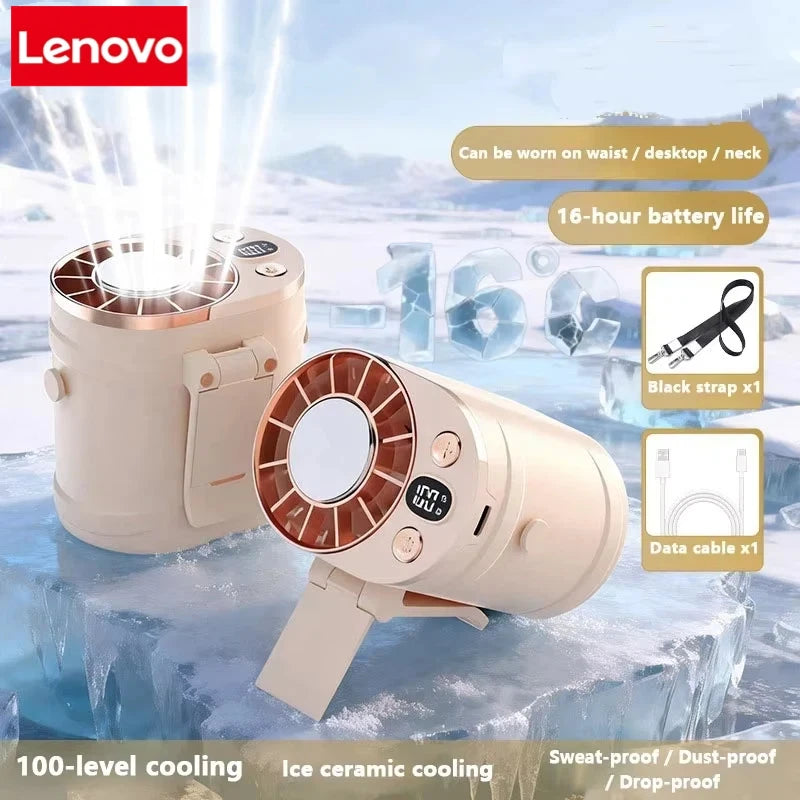 Ventilador de Cintura Portátil con Clip para Deportes y Viajes